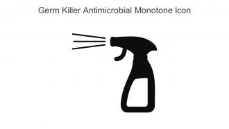 Germ Killer Antimicrobial Monotone Icon In Powerpoint Pptx Png And Editable Eps Format