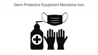 Germ Protective Equipment Monotone Icon In Powerpoint Pptx Png And Editable Eps Format