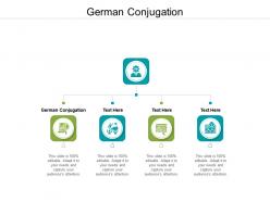 German conjugation ppt powerpoint presentation show portrait cpb