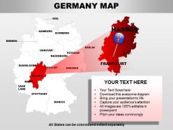 Germany powerpoint maps