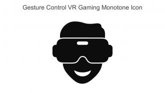 Gesture Control VR Gaming Monotone Icon In Powerpoint Pptx Png And Editable Eps Format