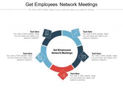 Get employees network meetings ppt powerpoint presentation summary example topics cpb