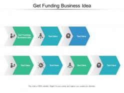 Get funding business idea ppt powerpoint presentation show format ideas cpb