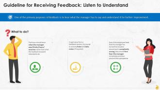 Getting Better At Receiving Feedback Training Ppt Slides Informative