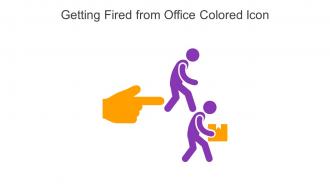 Getting Fired From Office Colored Icon In Powerpoint Pptx Png And Editable Eps Format