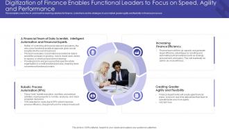 Getting From Reactive Service Digitization Of Finance Enables Functional Leaders To Focus