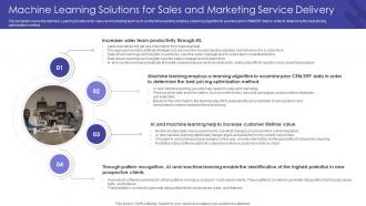 Getting From Reactive Service Machine Learning Solutions For Sales And Marketing Service Delivery