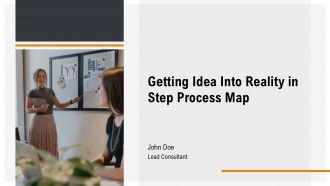 Getting Idea Into Reality In Step Process Map PPT Example AT