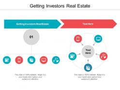 Getting investors real estate ppt powerpoint presentation slides graphic tips cpb