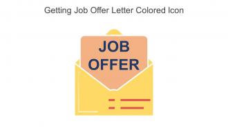 Getting Job Offer Letter Colored Icon In Powerpoint Pptx Png And Editable Eps Format