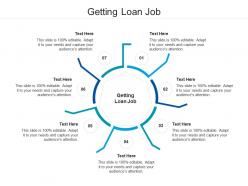 Getting loan job ppt powerpoint presentation icon topics cpb