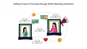 Getting Products Promoted Through WOM Marketing Illustration