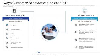 Getting started with customer behavioral analytics ways customer behavior