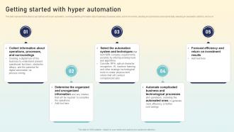 Getting Started With Hyper Automation Hyperautomation Applications