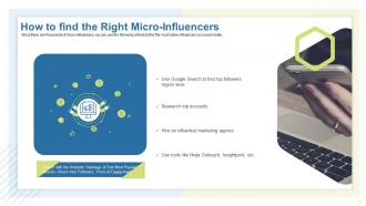 Getting started with micro influencer marketing for your business powerpoint presentation slides