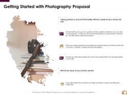 Getting started with photography proposal ppt powerpoint presentation slides portrait