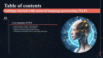 Gettings Started With Natural Language Processing NLP Powerpoint Presentation Slides AI CD V Impressive Good