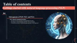 Gettings Started With Natural Language Processing NLP Powerpoint Presentation Slides AI CD V Slides Unique