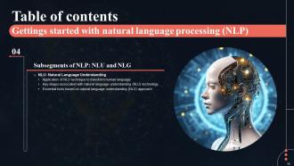 Gettings Started With Natural Language Processing NLP Powerpoint Presentation Slides AI CD V Images Unique