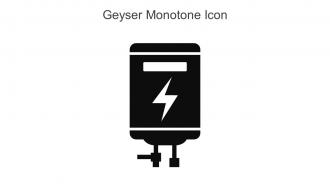 Geyser Monotone Icon in powerpoint pptx png and editable eps format