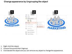Gg marketing target 3d team business target analysis powerpoint template