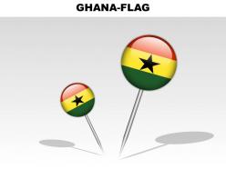 Ghana country powerpoint flags