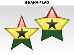 Ghana country powerpoint flags