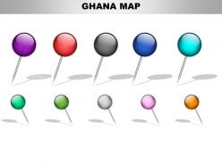 Ghana country powerpoint maps