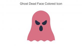 Ghost Dead Face Colored Icon In Powerpoint Pptx Png And Editable Eps Format