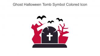 Ghost Halloween Tomb Symbol Colored Icon In Powerpoint Pptx Png And Editable Eps Format