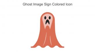 Ghost Image Sign Colored Icon In Powerpoint Pptx Png And Editable Eps Format