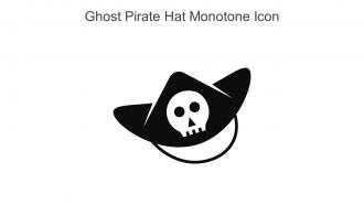 Ghost Pirate Hat Monotone Icon In Powerpoint Pptx Png And Editable Eps Format