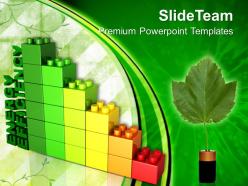 Giant building blocks templates lego energy efficiency environment ppt slides powerpoint