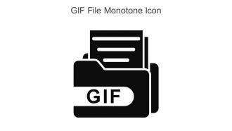 GIF File Monotone Icon In Powerpoint Pptx Png And Editable Eps Format