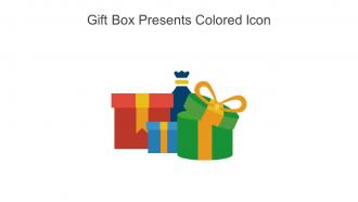 Gift Box Presents Colored Icon In Powerpoint Pptx Png And Editable Eps Format