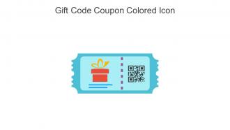 Gift Code Coupon Colored Icon In Powerpoint Pptx Png And Editable Eps Format