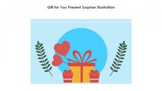 Gift For You Present Surprise Illustration