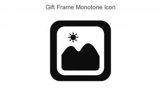 Gift Frame Monotone Icon In Powerpoint Pptx Png And Editable Eps Format