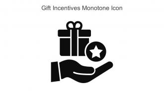 Gift Incentives Monotone Icon In Powerpoint Pptx Png And Editable Eps Format