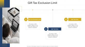 Gift Tax Exclusion Limit In Powerpoint And Google Slides Cpb