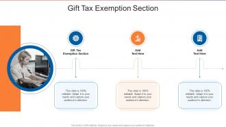 Gift Tax Exemption Section In Powerpoint And Google Slides Cpb