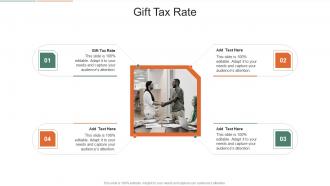 Gift Tax Rate In Powerpoint And Google Slides Cpb