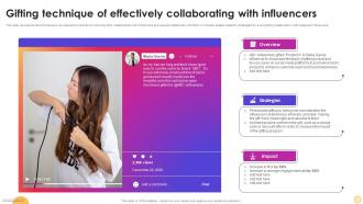 Gifting Technique Of Effectively Collaborating Instagram Influencer Marketing Strategy SS V