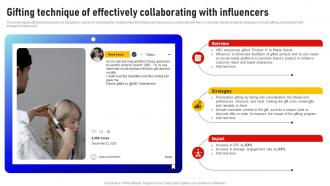Gifting Technique Of Effectively Collaborating With Influencers Social Media Influencer Strategy SS V