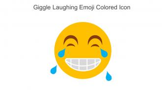 Giggle Laughing Emoji Colored Icon In Powerpoint Pptx Png And Editable Eps Format