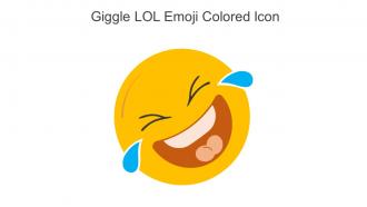 Giggle Lol Emoji Colored Icon In Powerpoint Pptx Png And Editable Eps Format