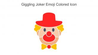 Giggling Joker Emoji Colored Icon In Powerpoint Pptx Png And Editable Eps Format