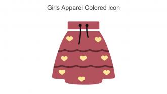 Girls Apparel Colored Icon In Powerpoint Pptx Png And Editable Eps Format