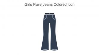 Girls Flare Jeans Colored Icon In Powerpoint Pptx Png And Editable Eps Format