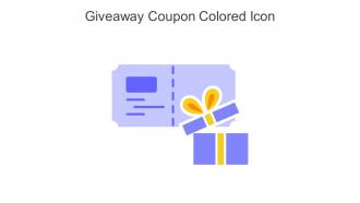 Giveaway Coupon Colored Icon In Powerpoint Pptx Png And Editable Eps Format